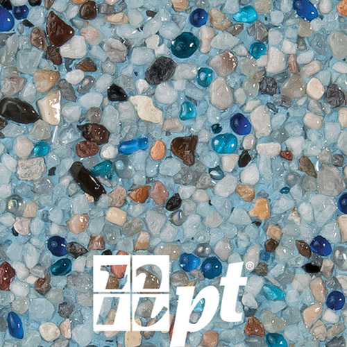 E-Z Patch® 12 F.S. (Fast Set) Blended Plaster Repair - npt-stonescapes-puerto-rico-blend-mini-aqua-blue - 50lbs