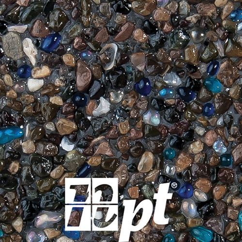 E-Z Patch® 12 F.S. (Fast Set) Blended Plaster Repair - npt-stonescapes-puerto-rico-blend-mini-black - 10lbs