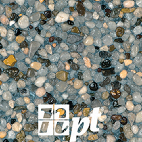 E-Z Patch® 9 F.S. (Fast Set) Pebble Plaster Repair - npt-stonescapes-mini-pebble-tahoe-blue - 50lbs