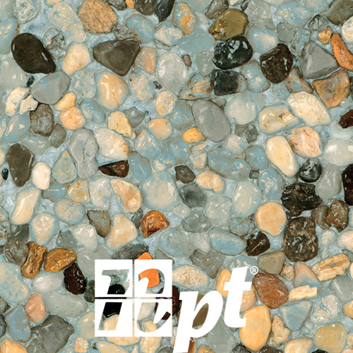 E-Z Patch® 9 F.S. (Fast Set) Pebble Plaster Repair - npt-stonescapes-caribbean-blue - 50lbs