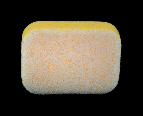 7 1/2" X 5" X 2" SPONGE With SCRUBBER SIDE