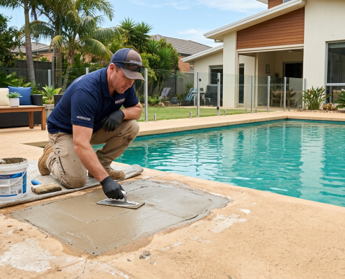 Kool Deck Repair Kit: How To Restore Pool Deck Surfaces | Pool Plaster, Tile & Deck Repair Supplies | E-Z Patch Kool Deck Repair Kit How To Restore Pool Deck Surfaces